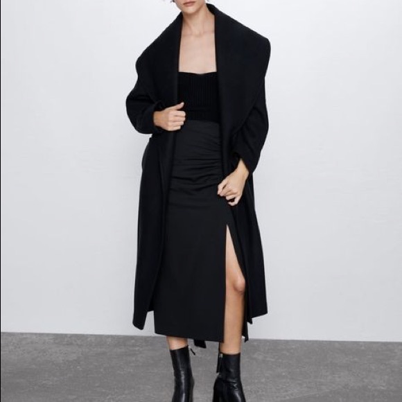Zara Jackets & Blazers - Zara wool wrap coat